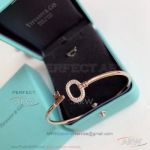 AAA Replica Tiffany Keys Bracelet In Rose Gold With Diamond